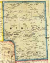 1858 Warren Township Map